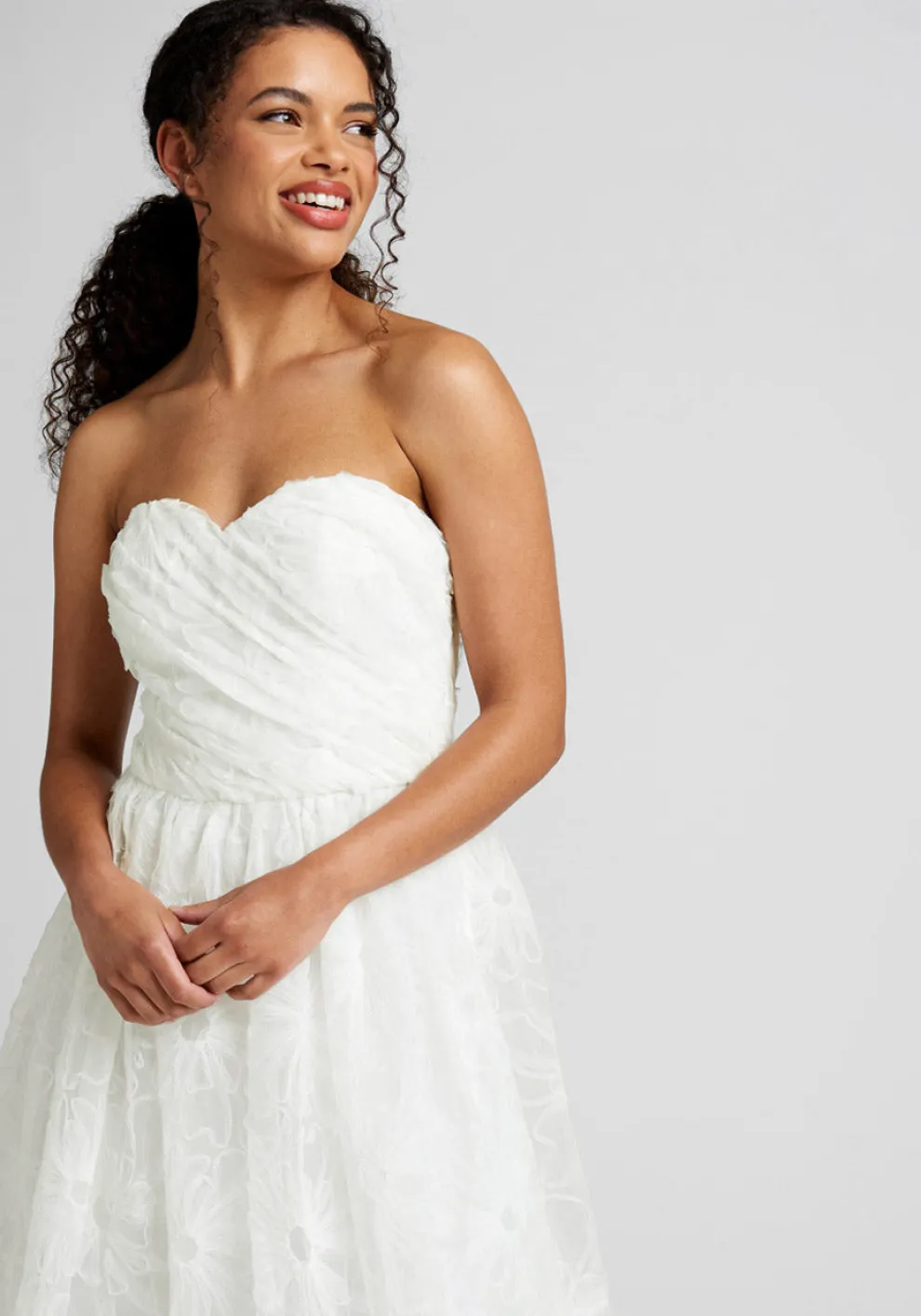 A Wonderful Union Strapless Maxi Dress