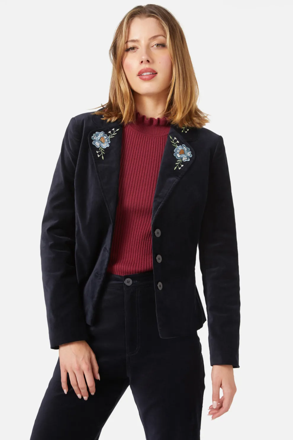 Agnes Velvet Blazer