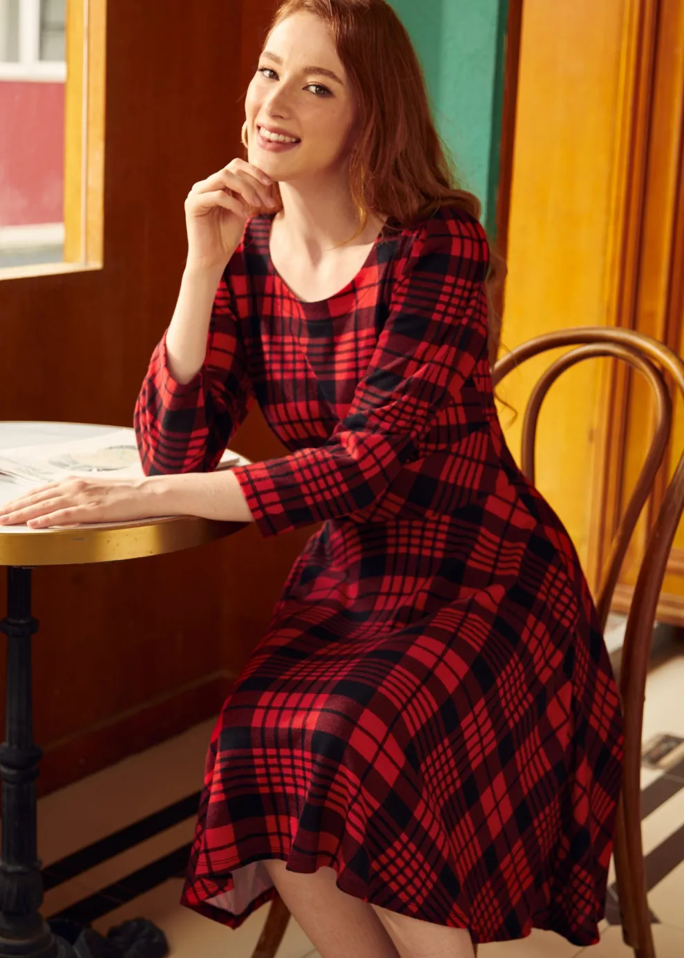 All About the Doodlebug Fit & Flare Dress