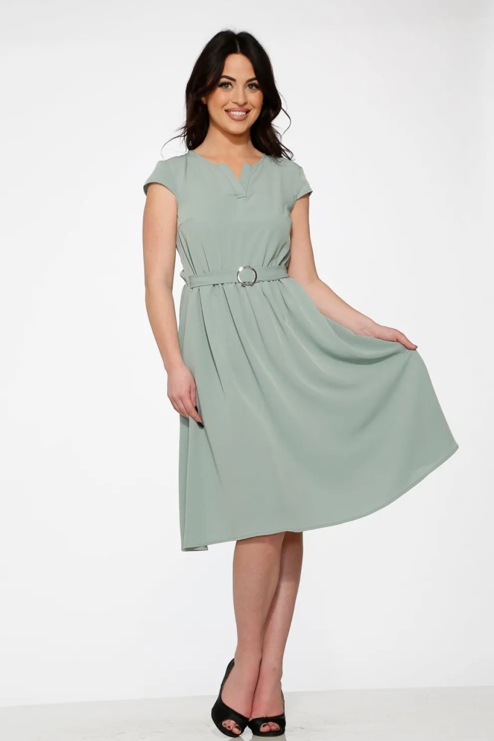 Aqua Swing Dress