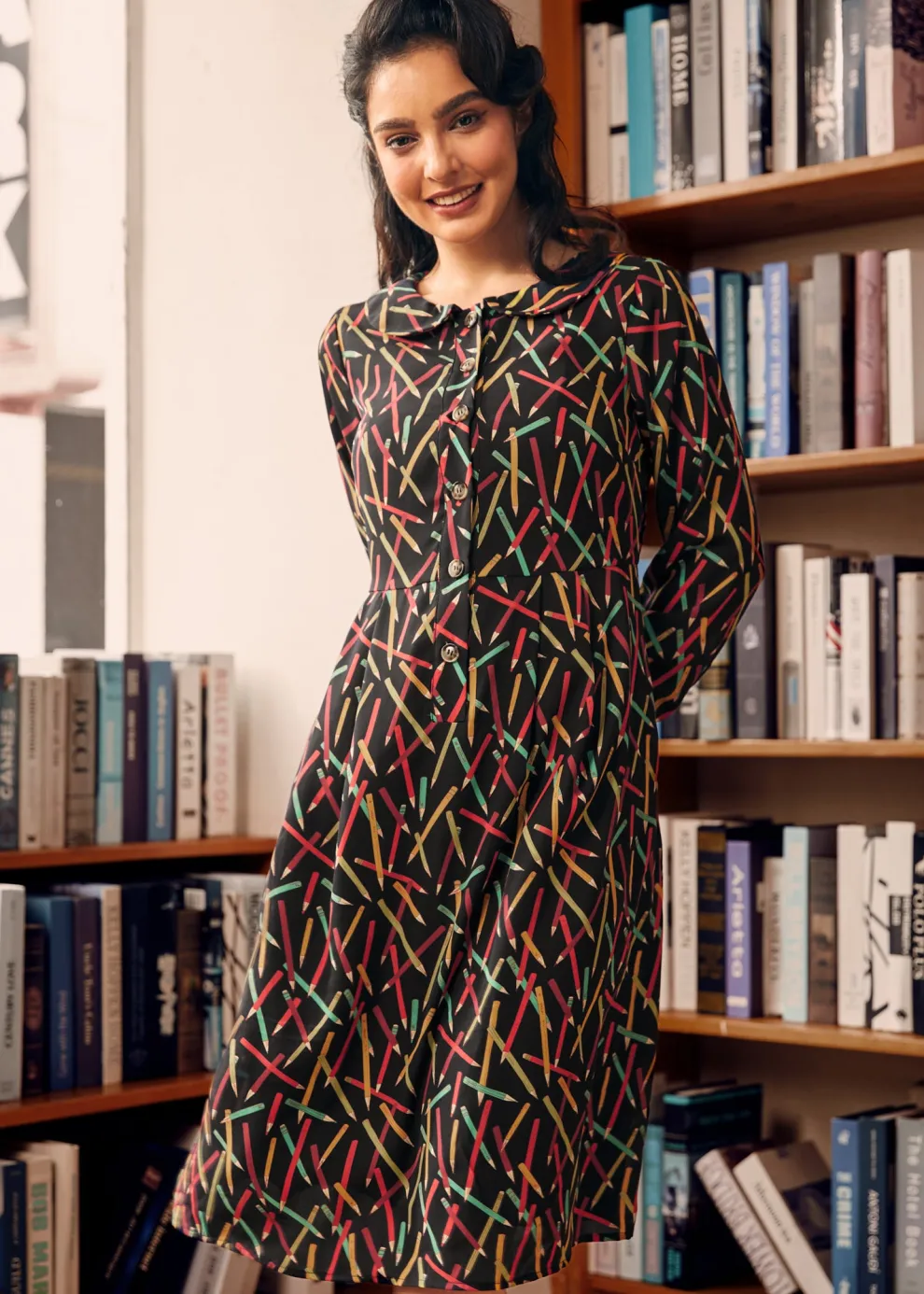 Autumn Vintage Vibes Dress