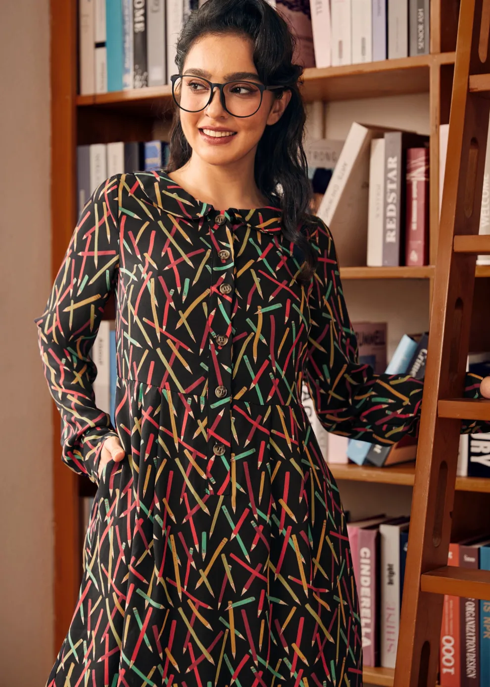 Autumn Vintage Vibes Dress