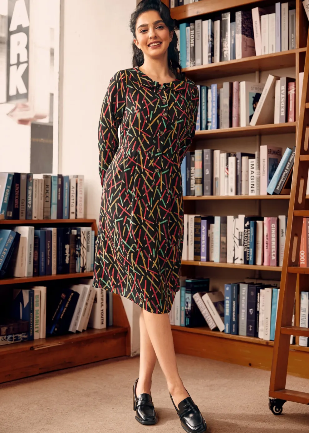 Autumn Vintage Vibes Dress