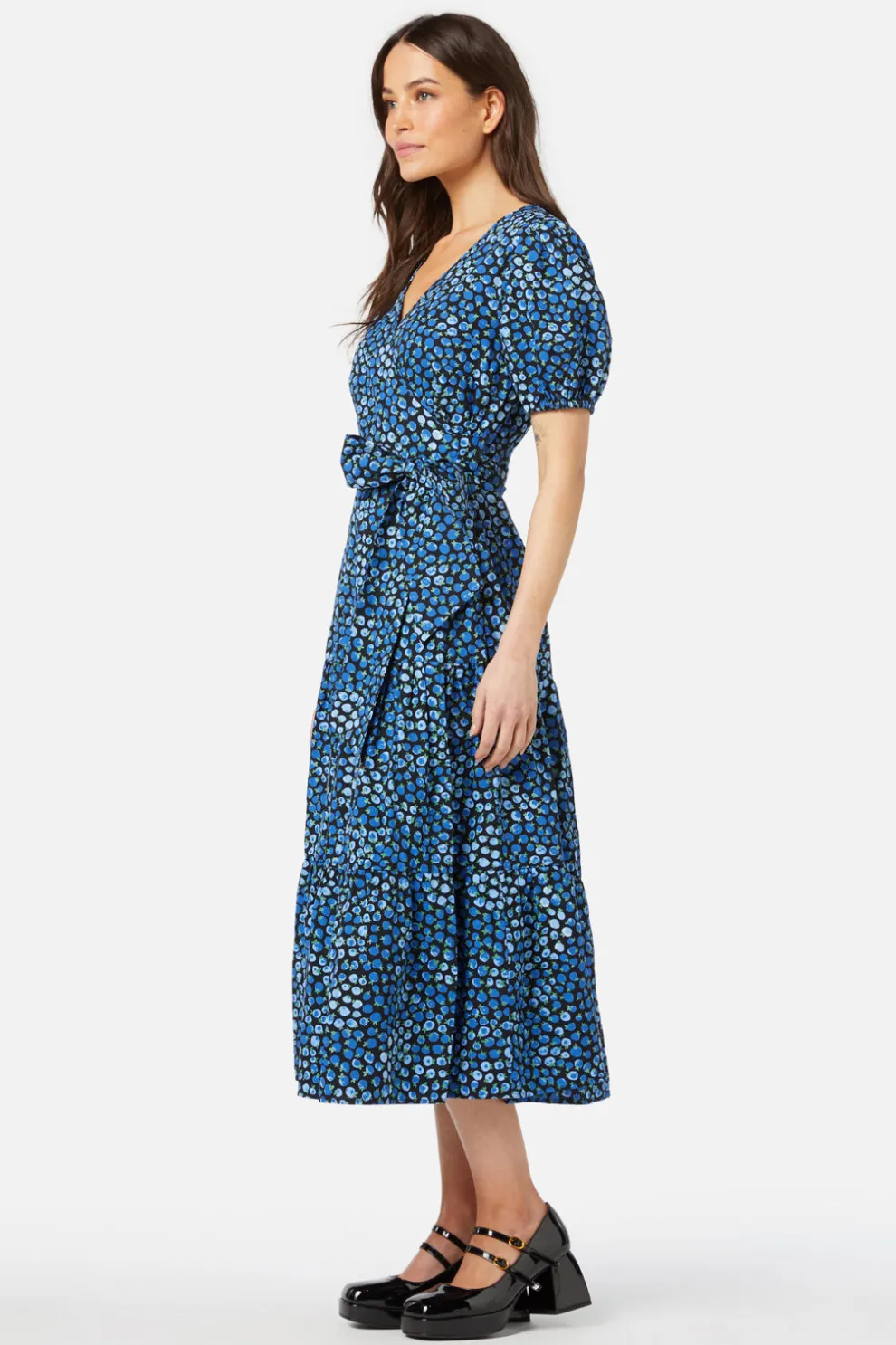 Bessie Midi Wrap Dress