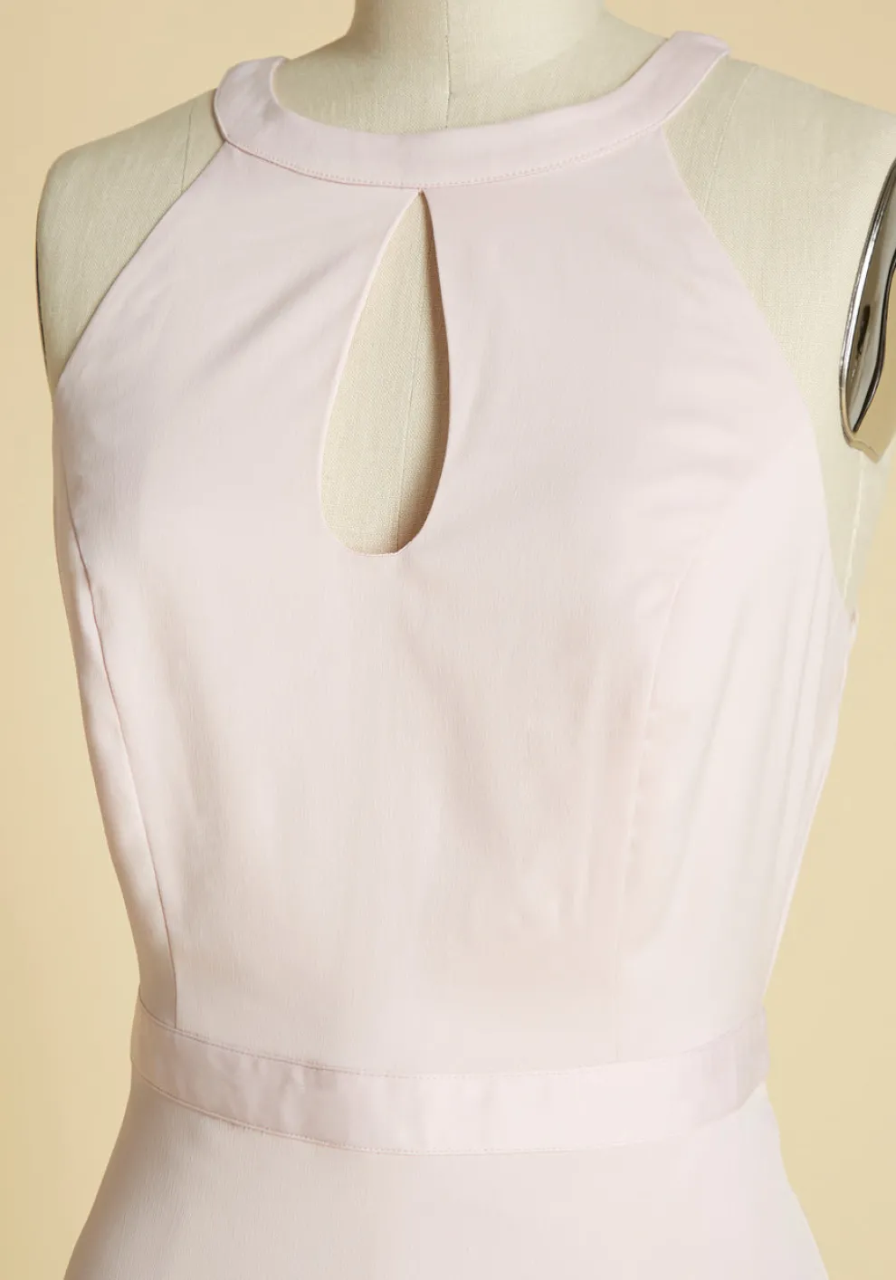 Best of Luxe Satin Halter Dress