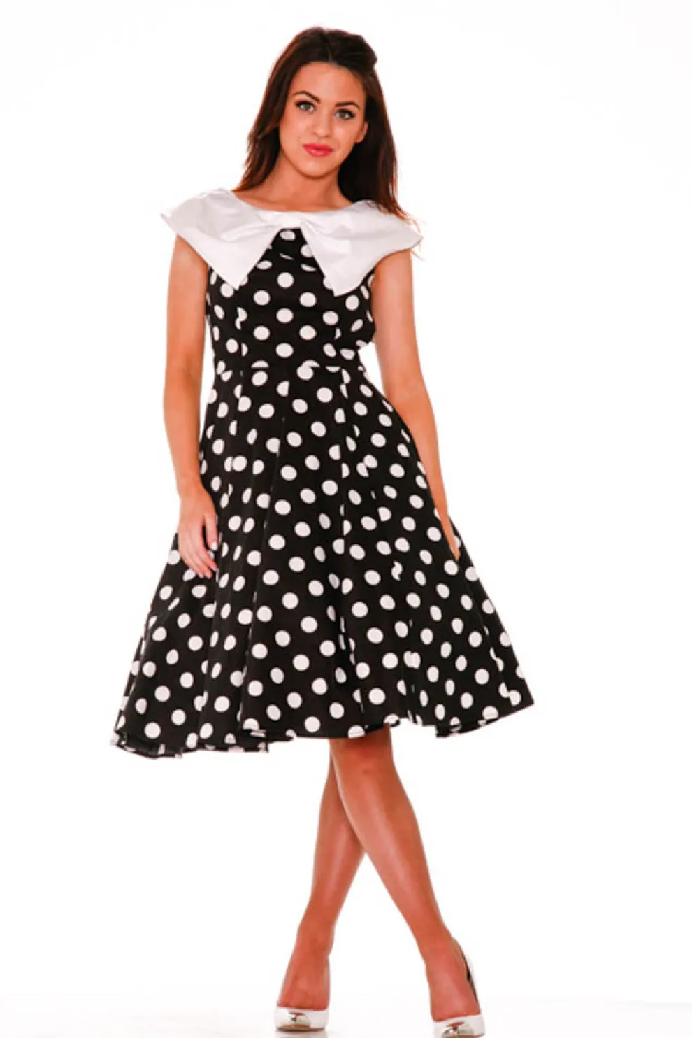 Black Molly Swing Dress