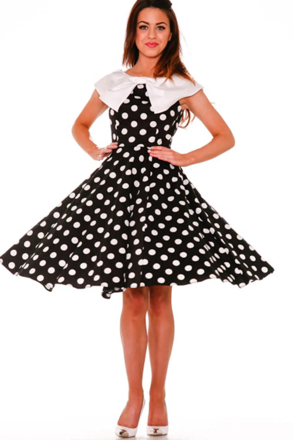 Black Molly Swing Dress