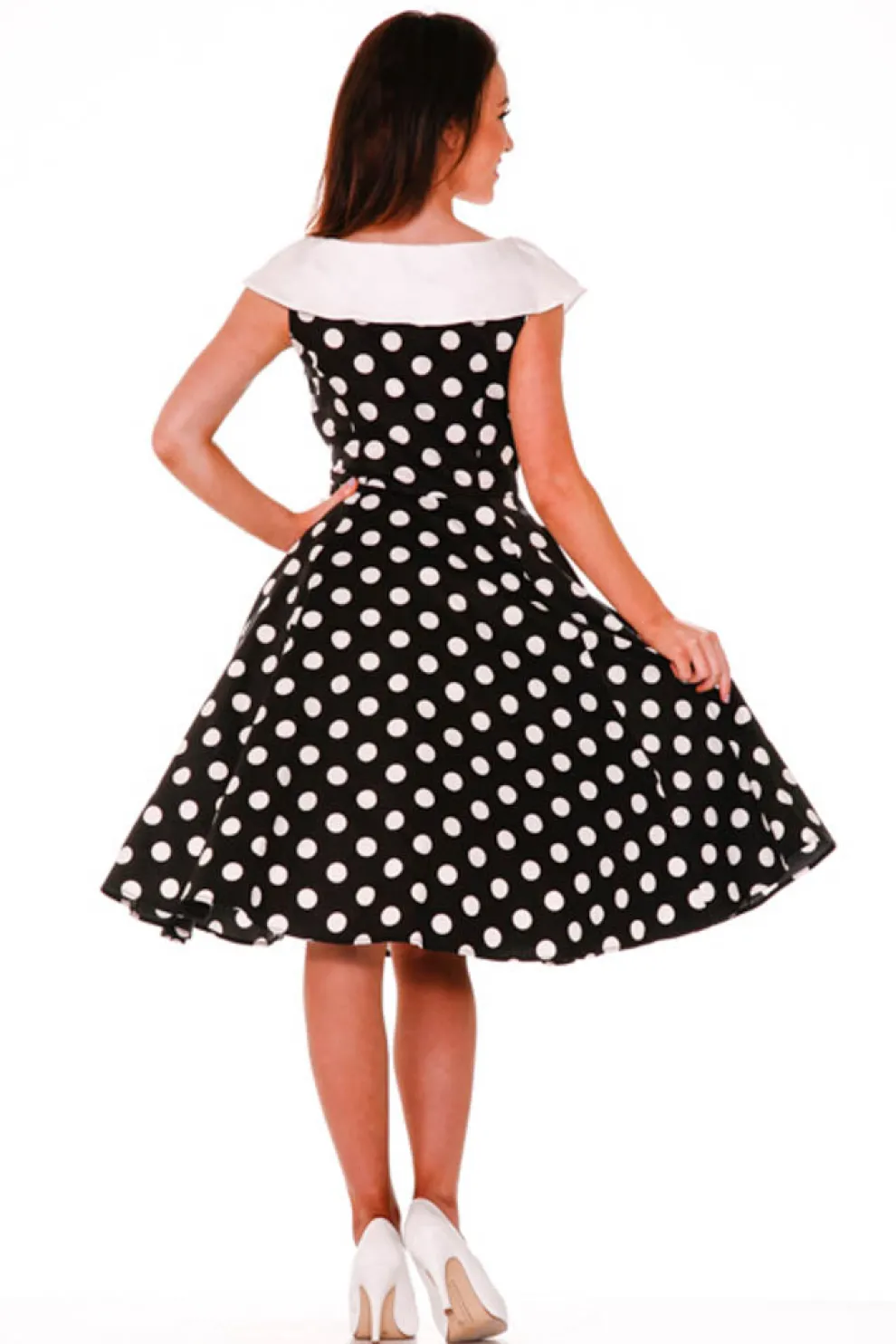 Black Molly Swing Dress