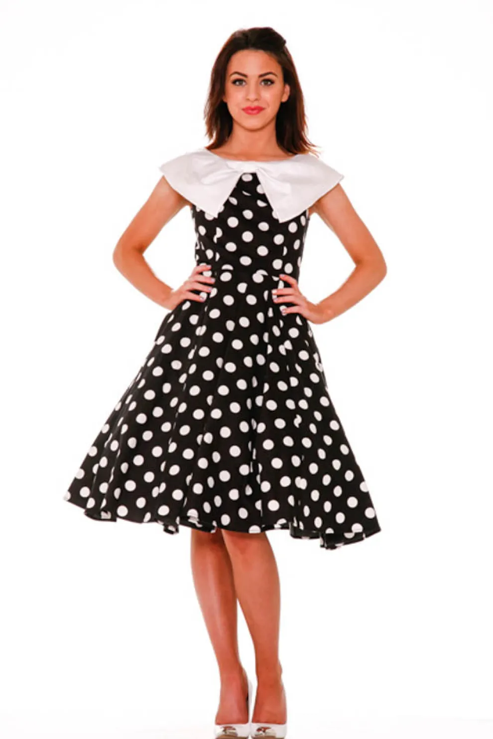Black Molly Swing Dress