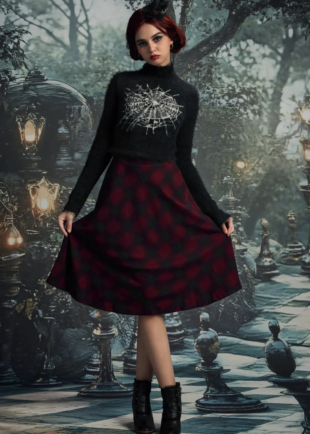 Black Spider Sweater