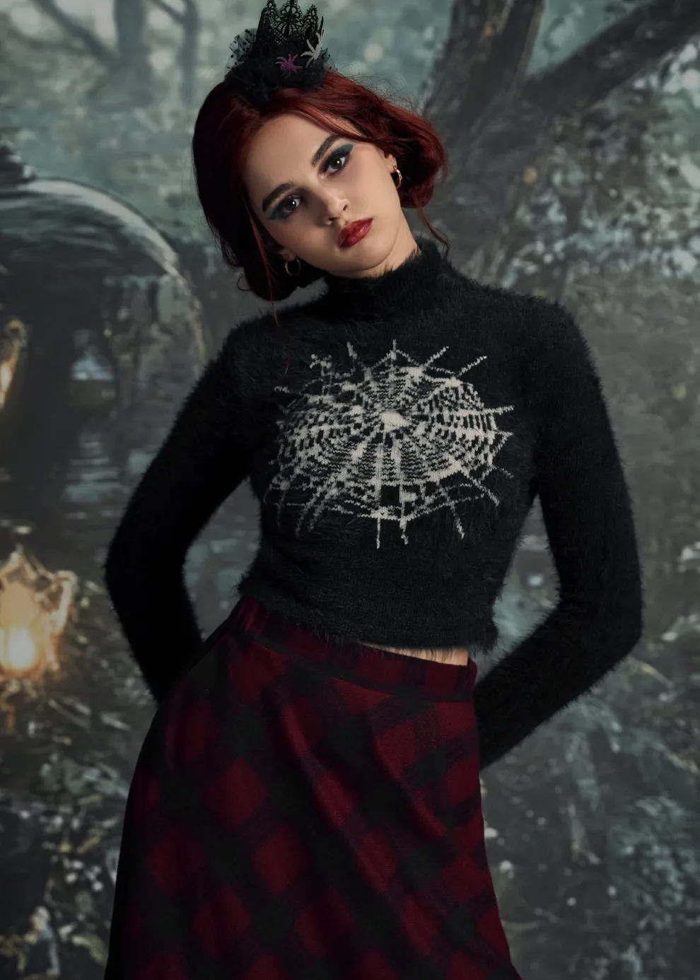 Black Spider Sweater