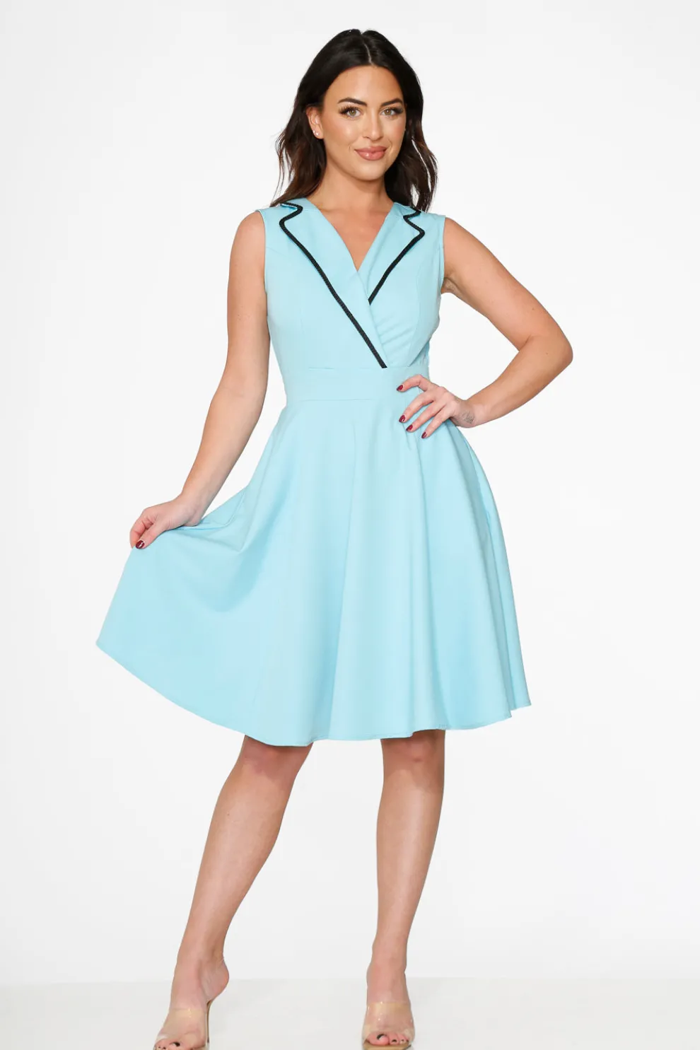 Blue Jenny Swing Dress
