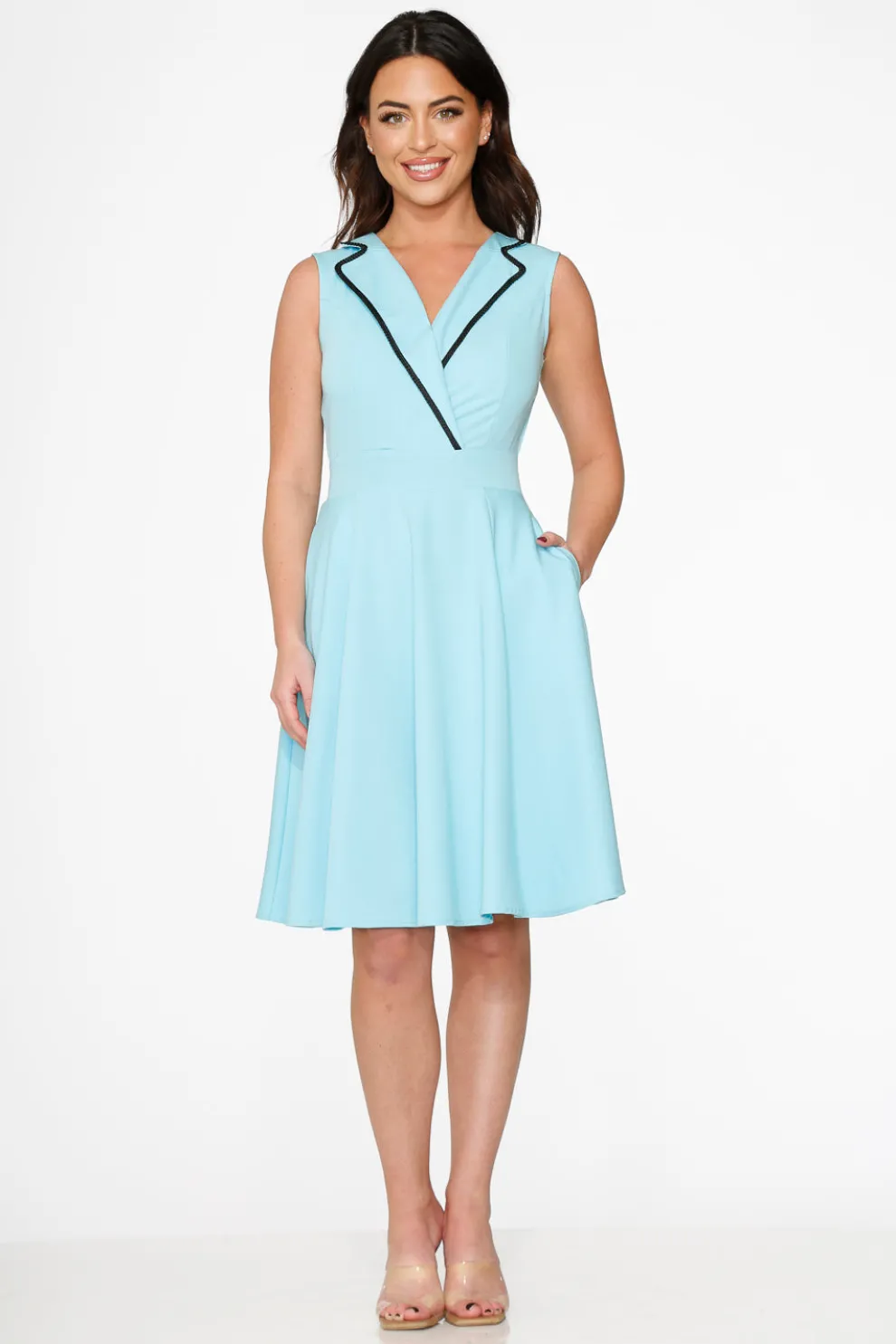 Blue Jenny Swing Dress