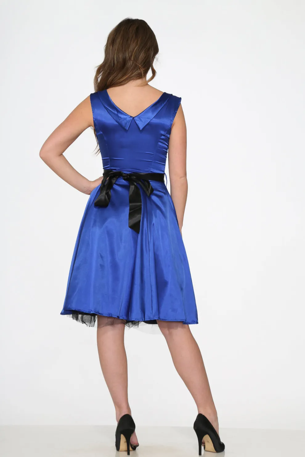 Blue Occasional Swing Dress
