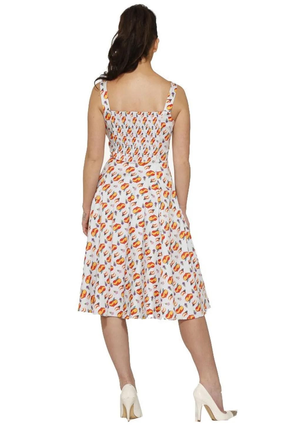 Blue Peach Swing Dress