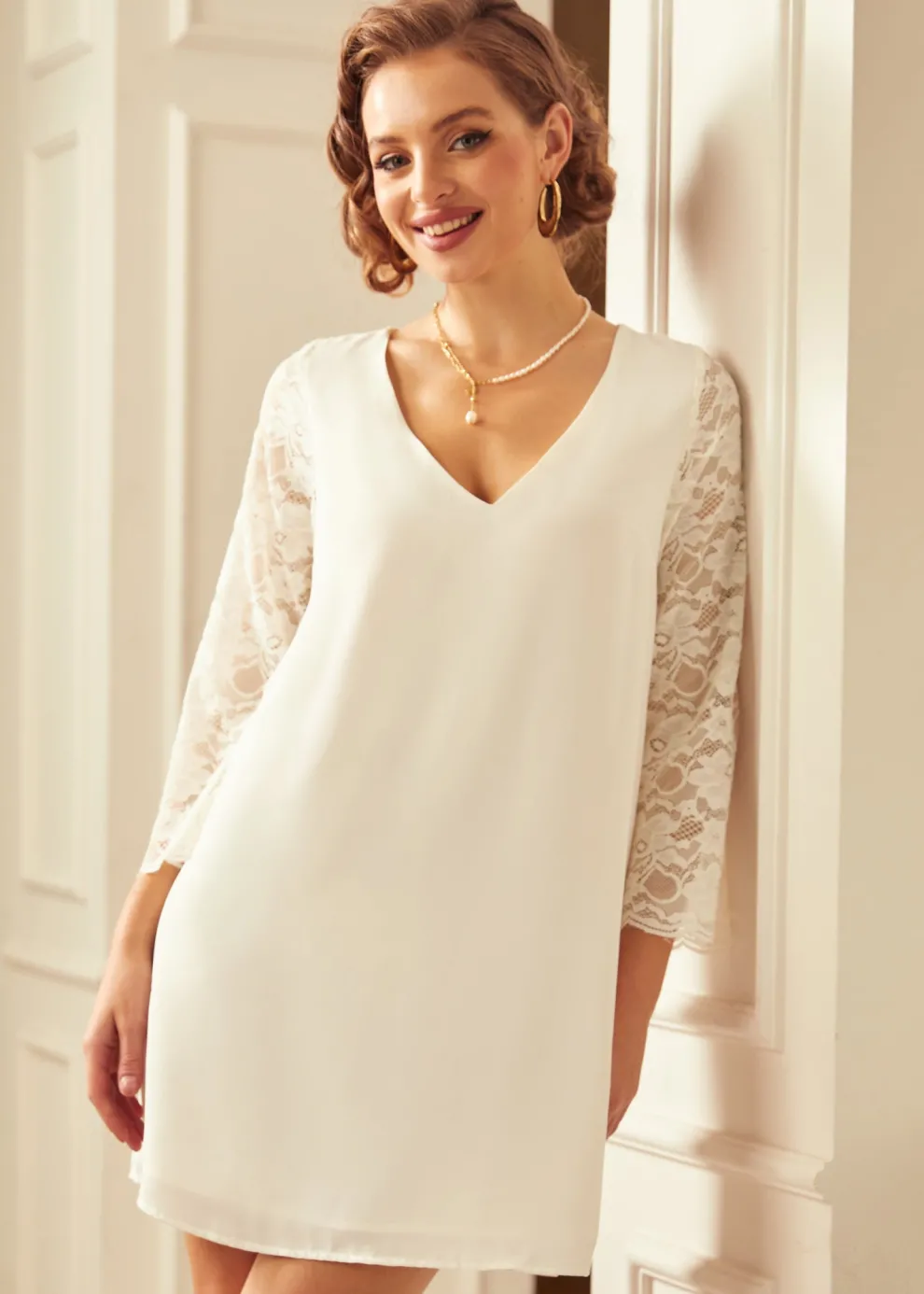 Blushing With Bliss Shift Dress