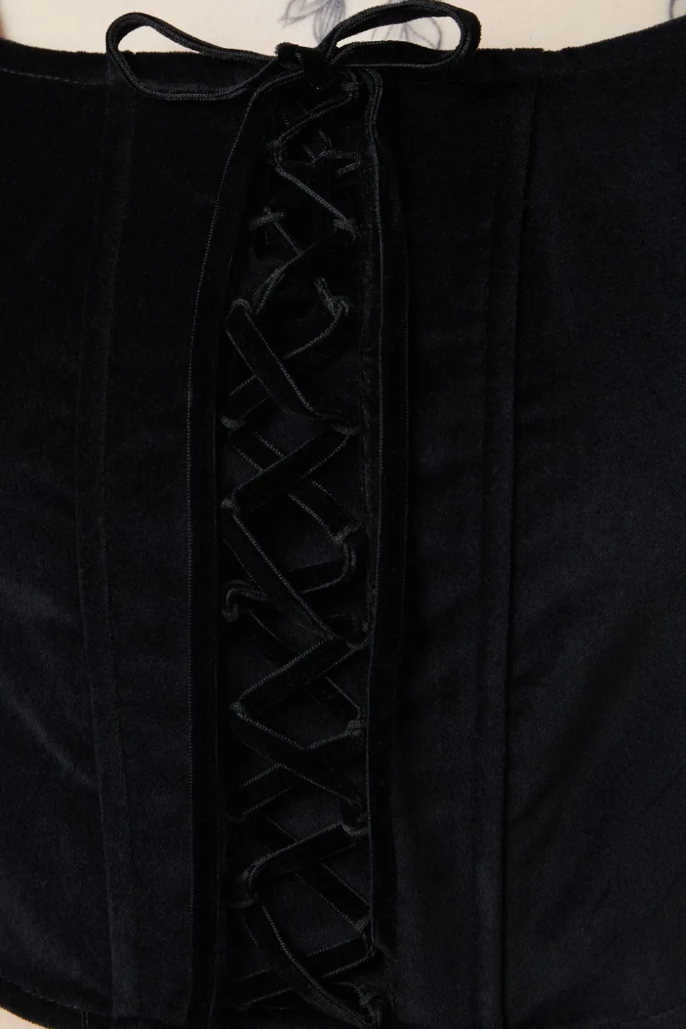 Boudoir Maid Velvet Corset