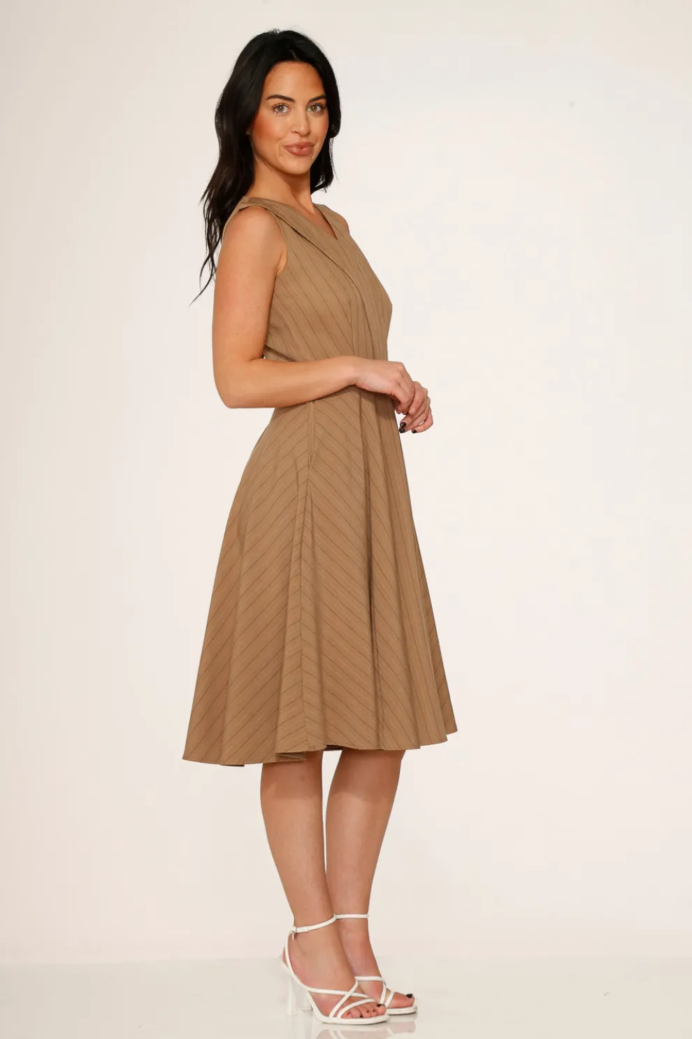 Camel Swing Dress