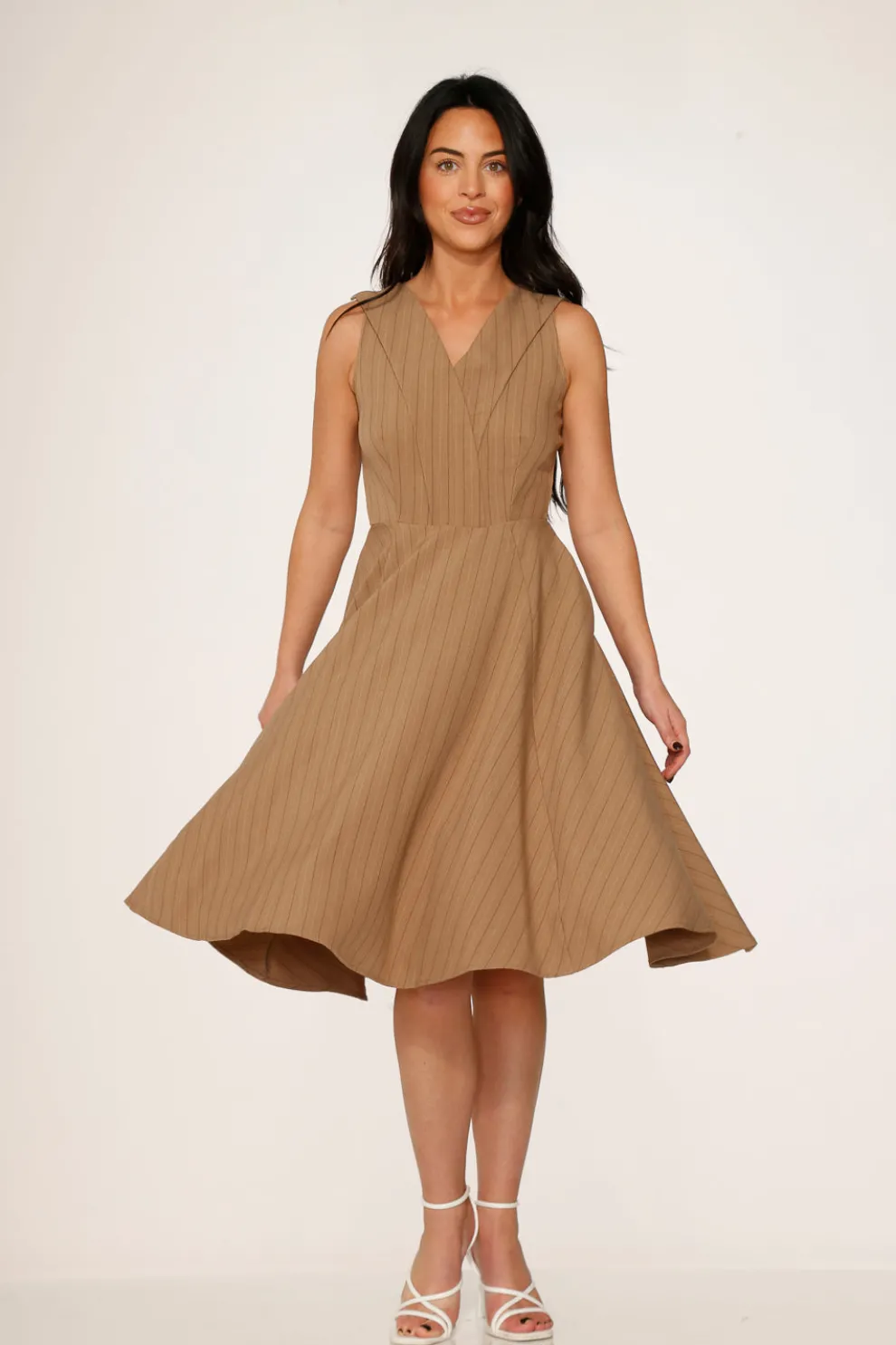 Camel Swing Dress