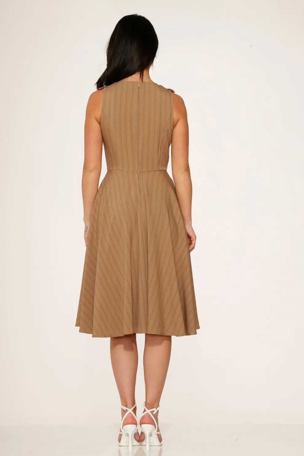 Camel Swing Dress
