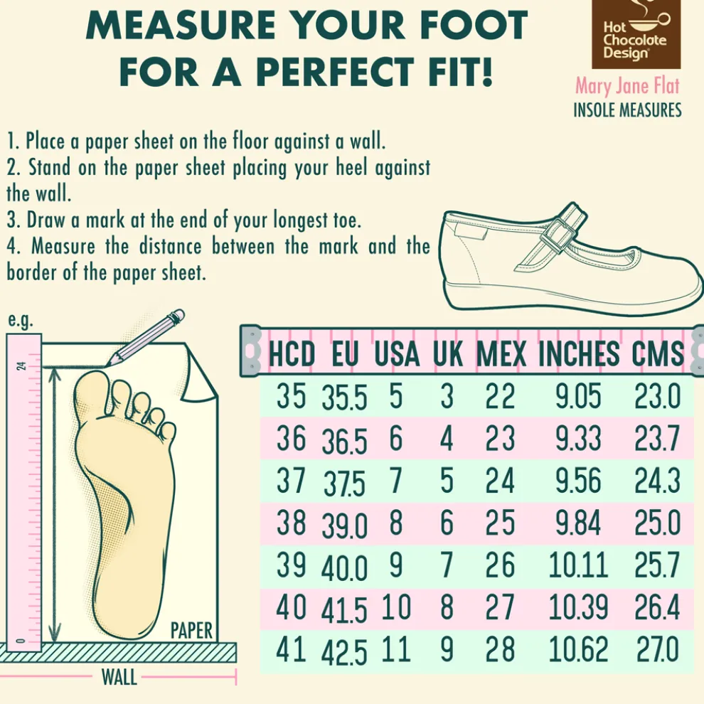 Chocolaticas® Bon Voyage Women's Mary Jane Flat