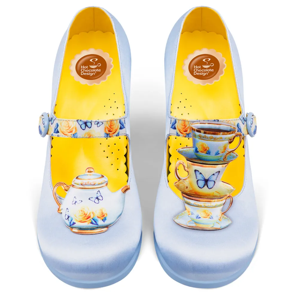 Chocolaticas® Mid Heels Tea Party Women's Mary Jane Pump