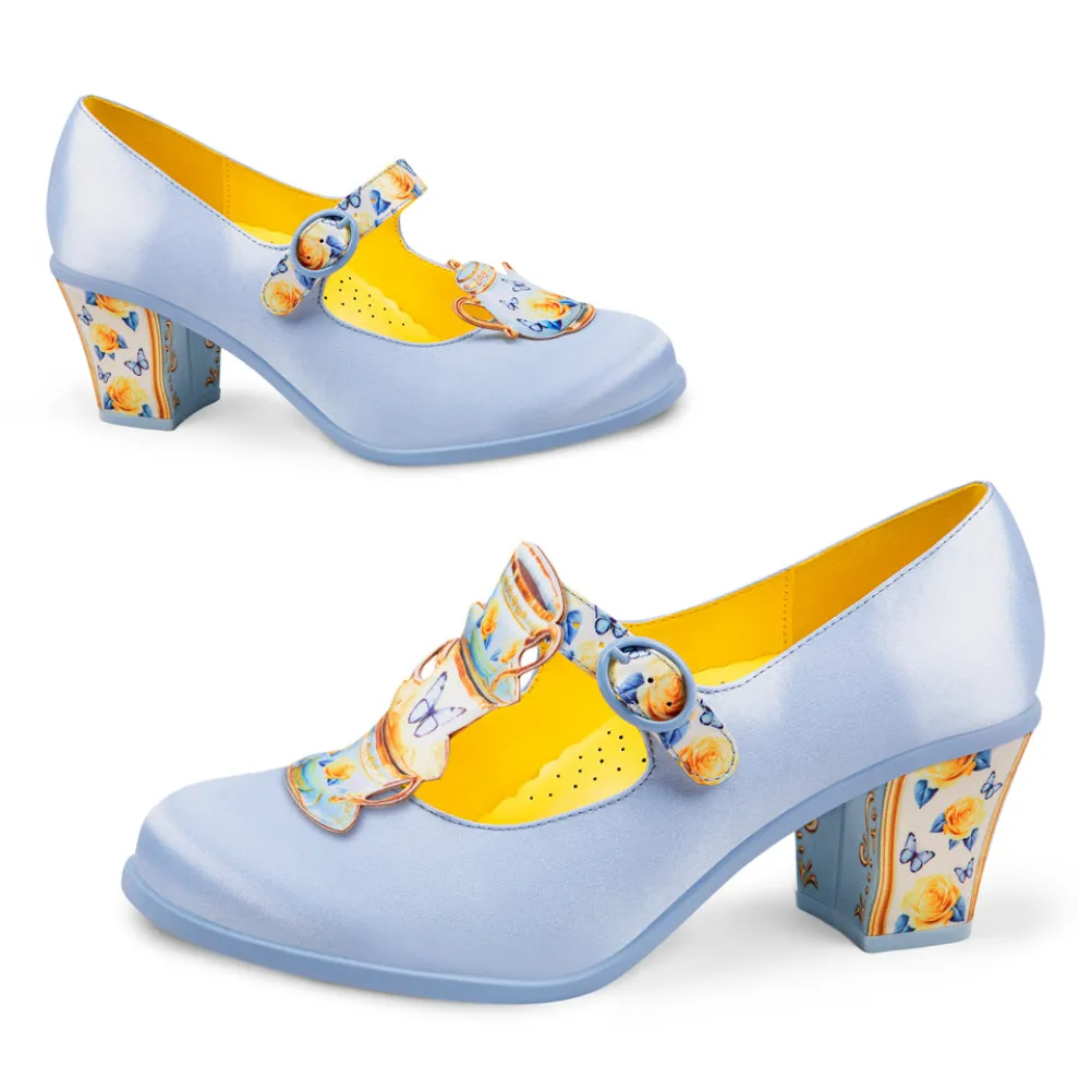 Chocolaticas® Mid Heels Tea Party Women's Mary Jane Pump