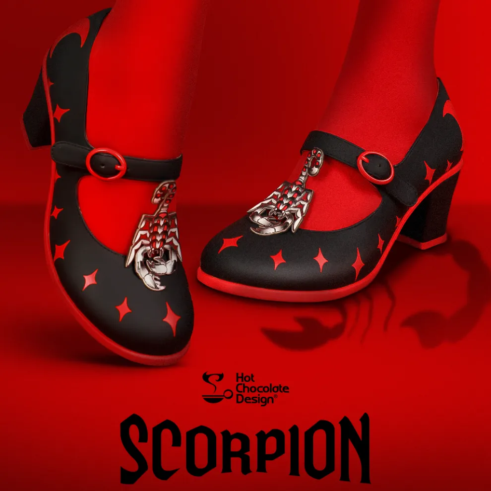 Chocolaticas® Mid Heels Scorpio Women's Mary Jane Pump