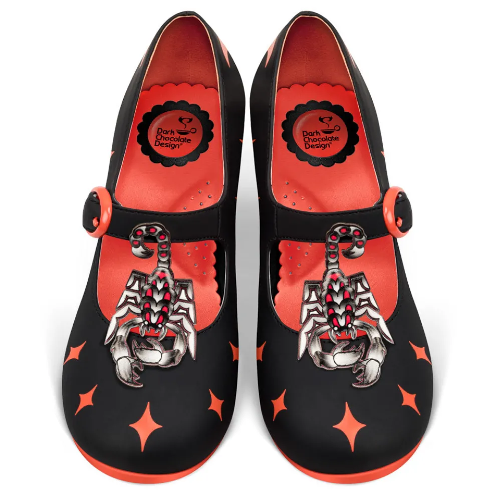 Chocolaticas® Mid Heels Scorpio Women's Mary Jane Pump