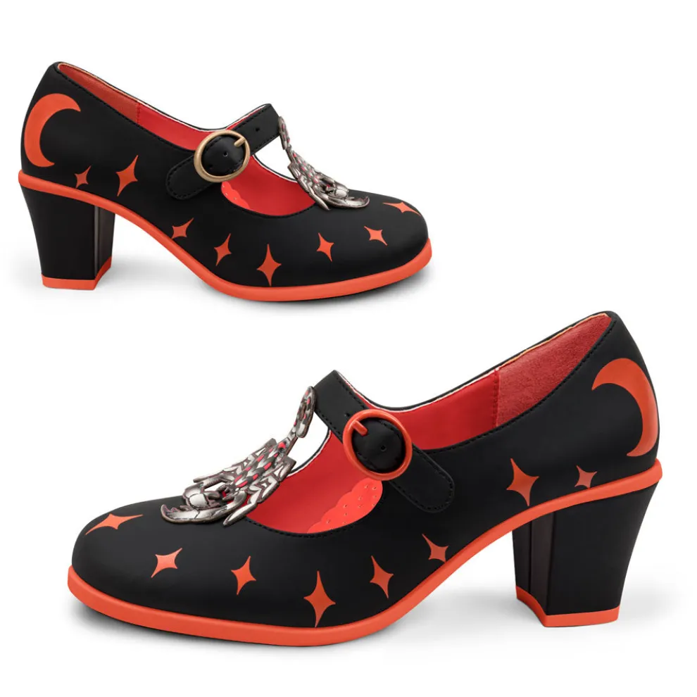 Chocolaticas® Mid Heels Scorpio Women's Mary Jane Pump