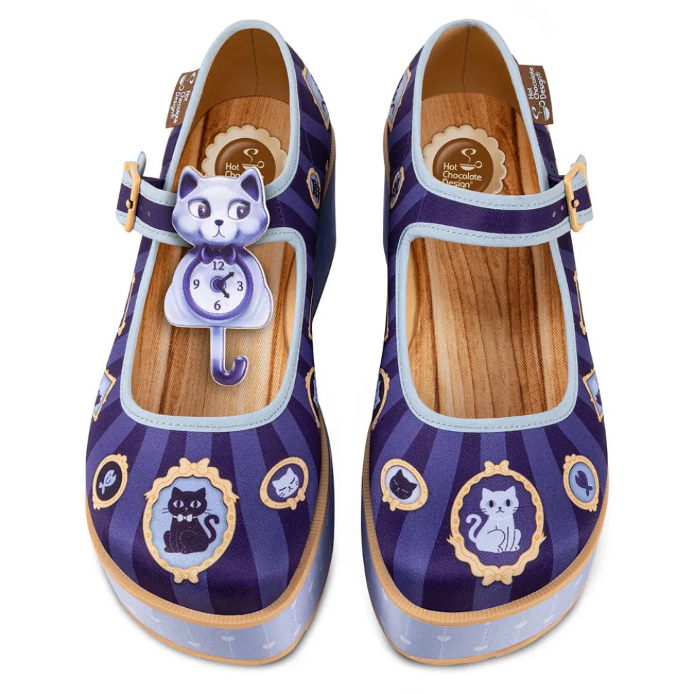 Chocolaticas® Purrfect Time Women's Mary Jane Platform