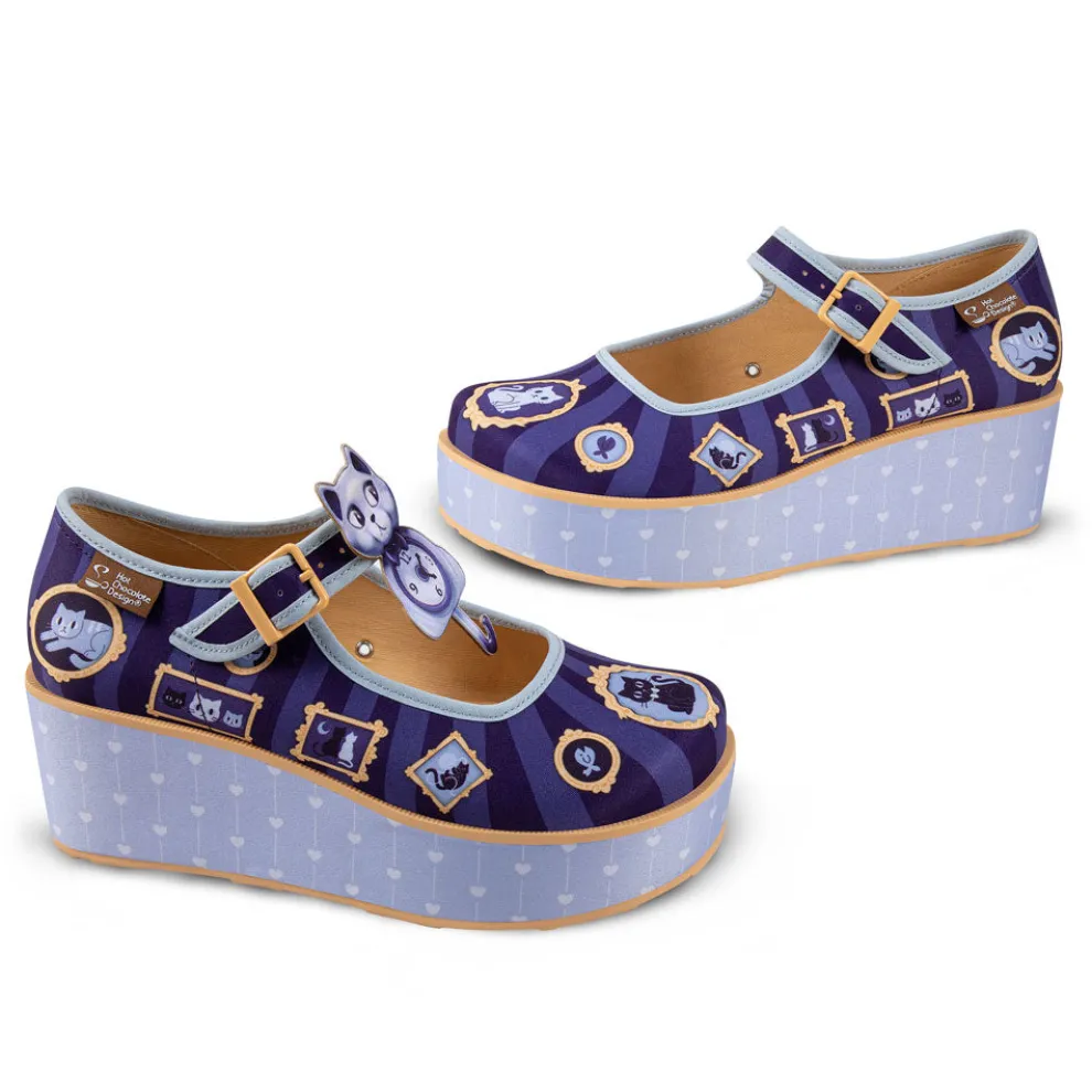 Chocolaticas® Purrfect Time Women's Mary Jane Platform