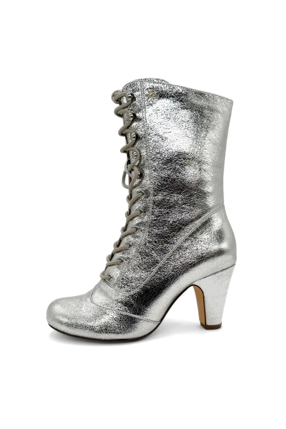 Claire Metallic Victorian Boots