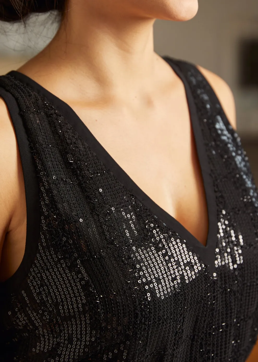 Classic Cutie Double V-Neck Tank Top