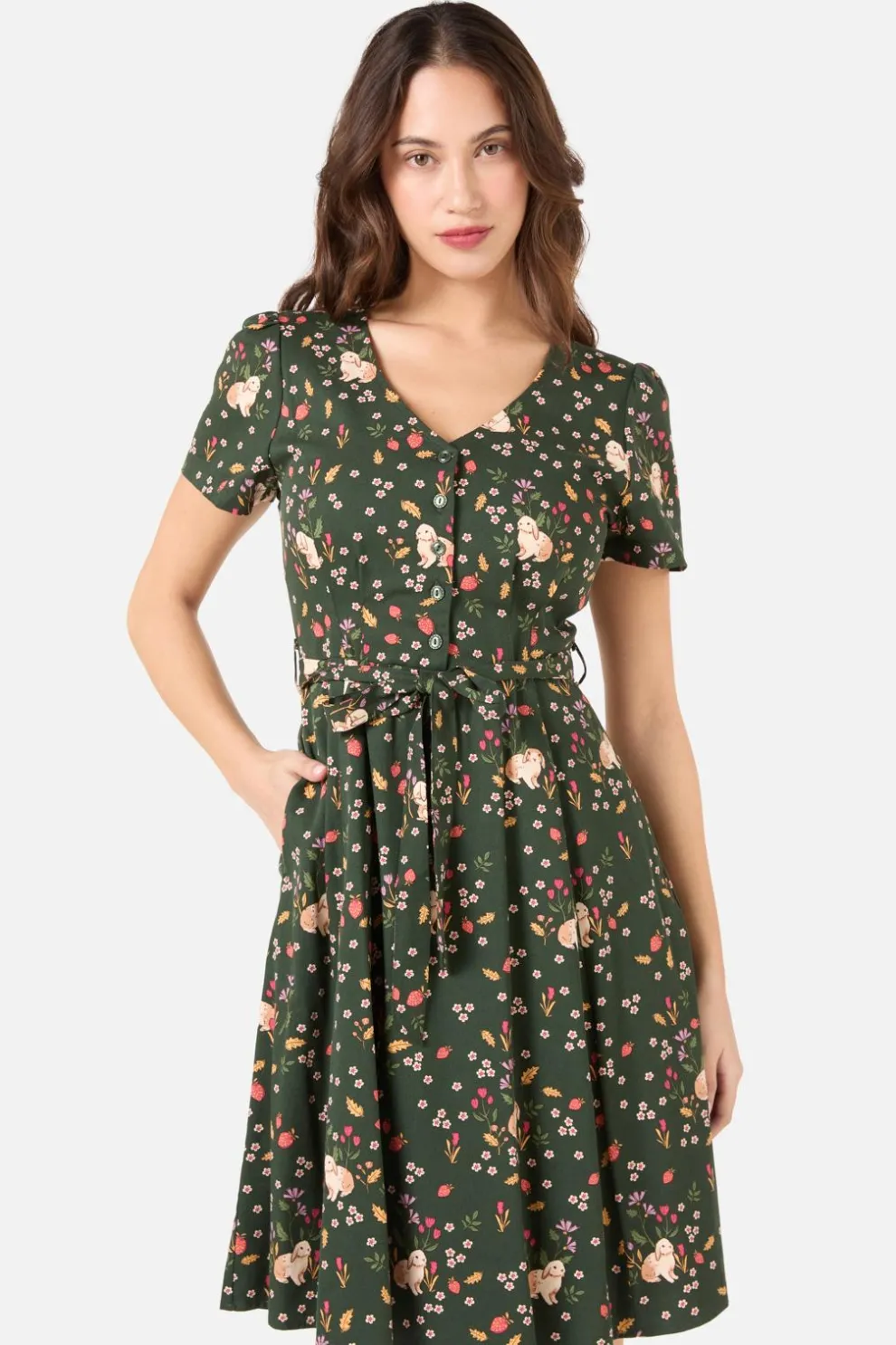 Coco Rabbit A-Line Dress