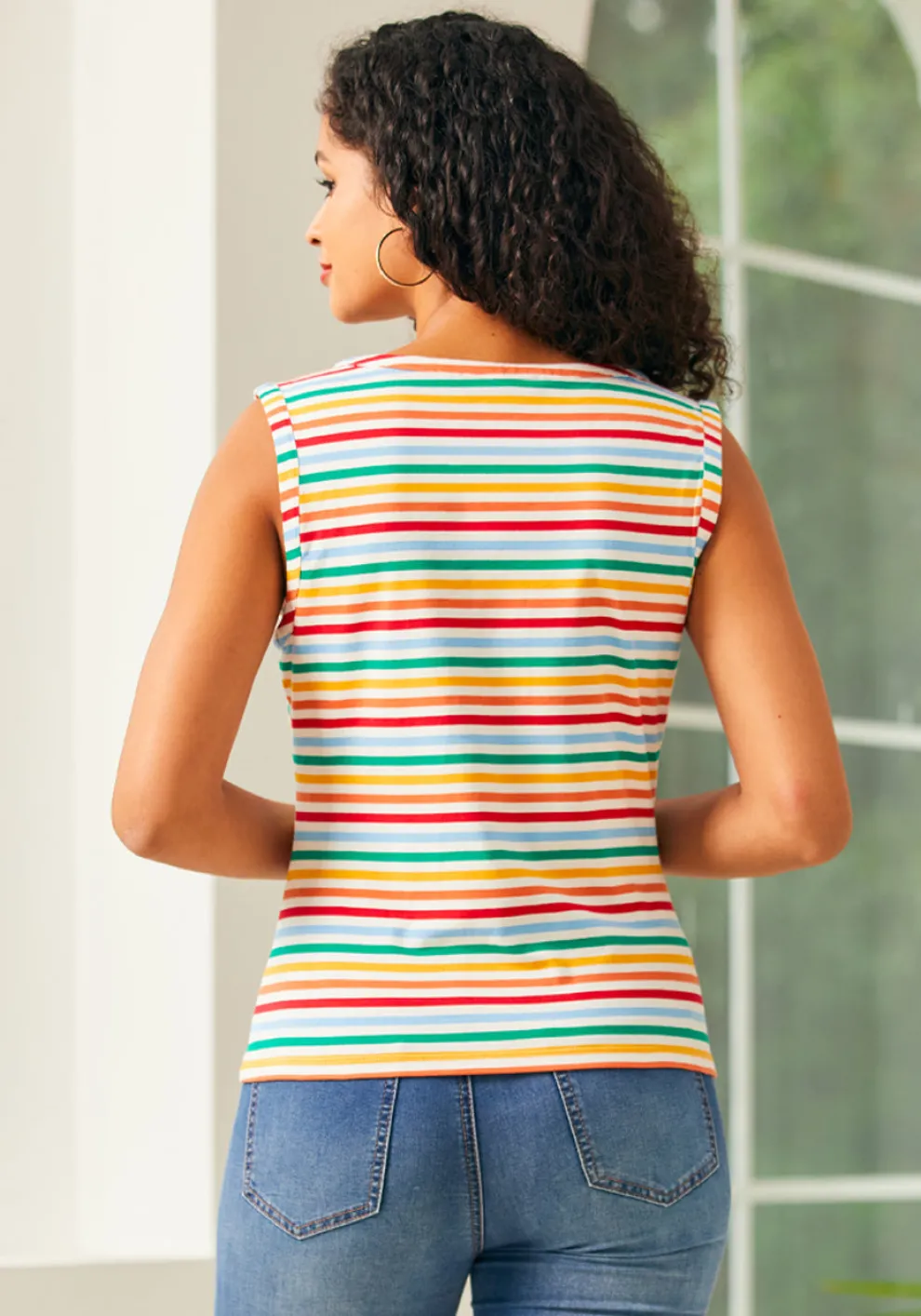 Colorful Commute Top