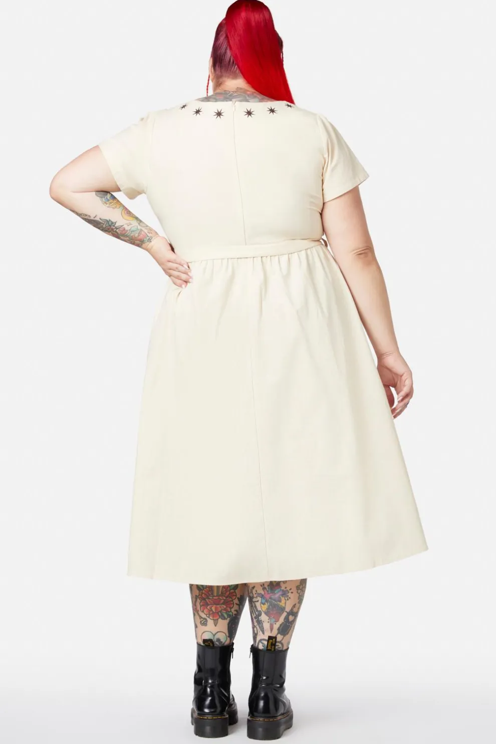 Curve Saloon Midi Dress