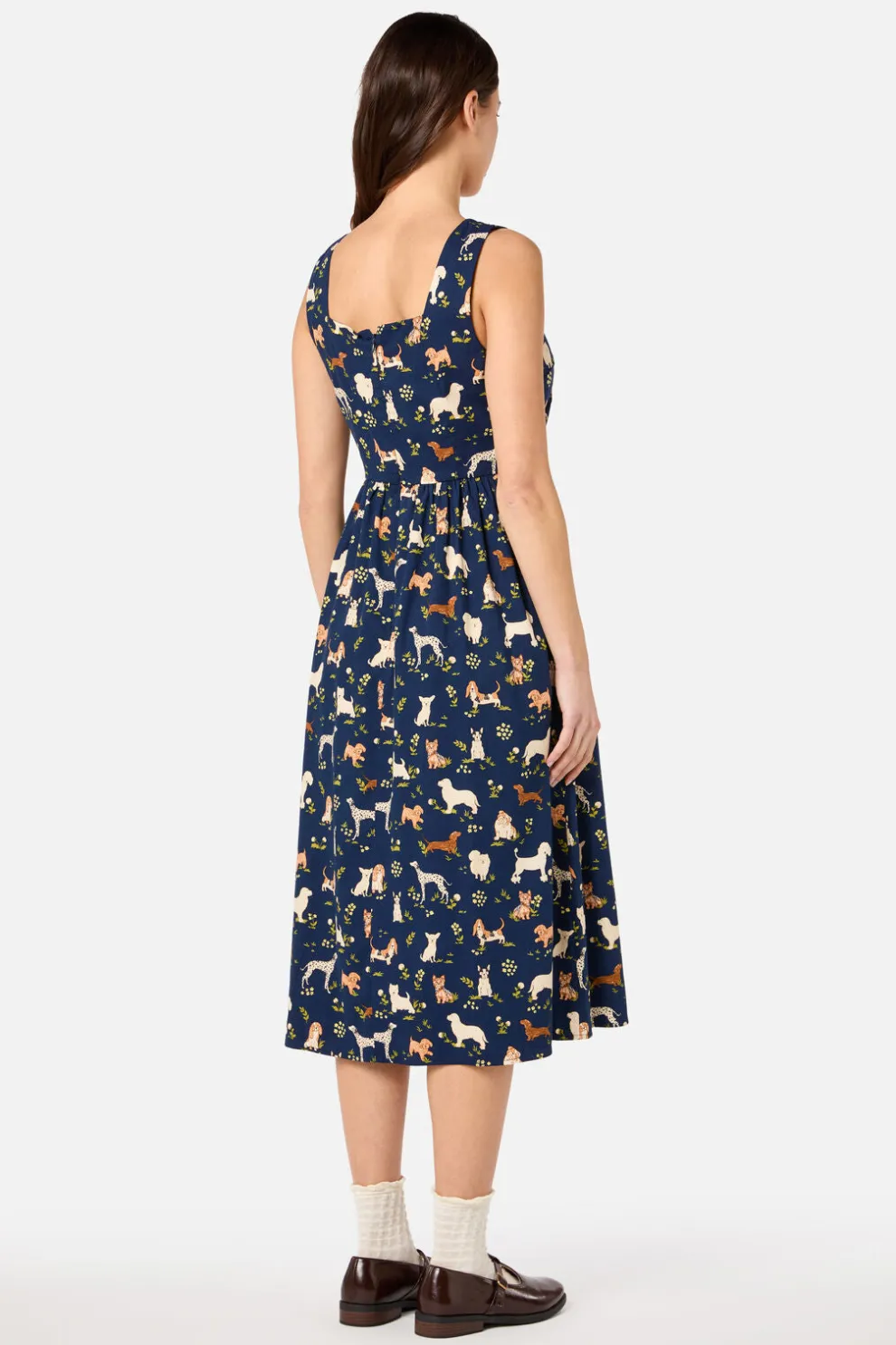 Cute Dogs Midi Dress