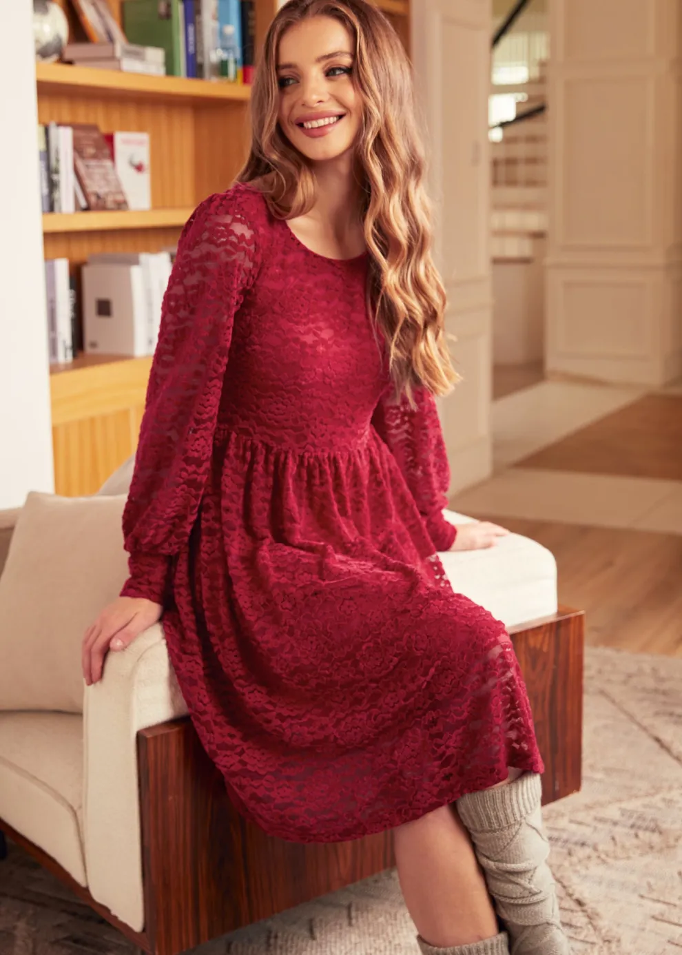 Dazzling in the Discotheque Turtleneck Dress