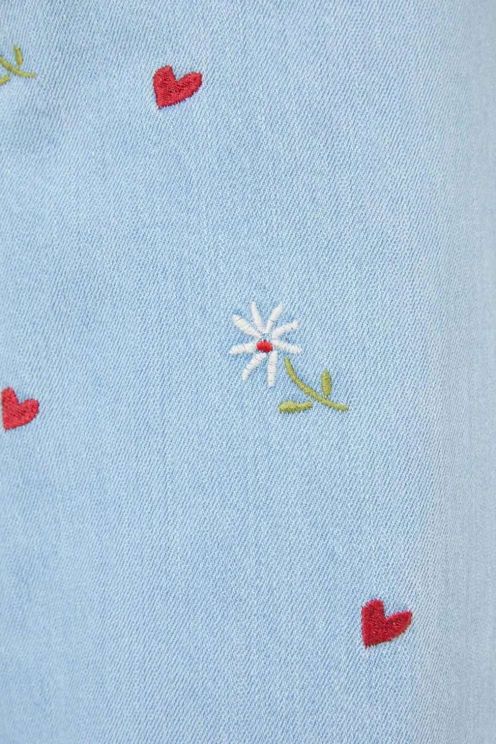 Ditsy Embroidered Jean