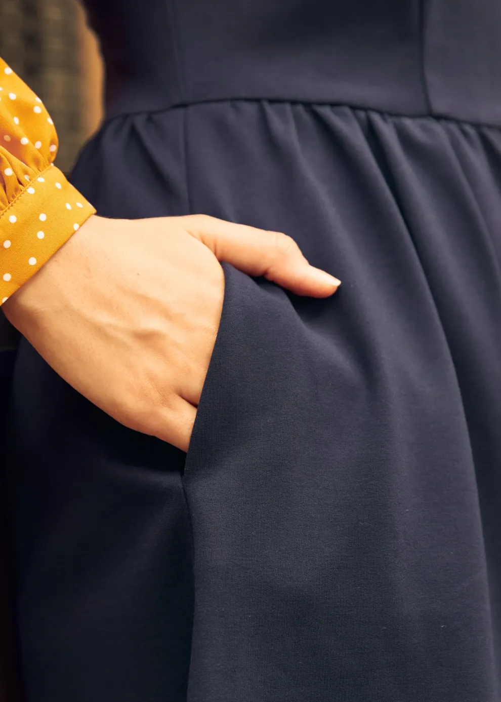 Doo-Wop Daydreamer Contrast Dress