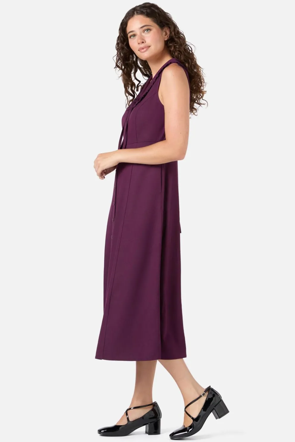 Dorothy Collared Midi Dress