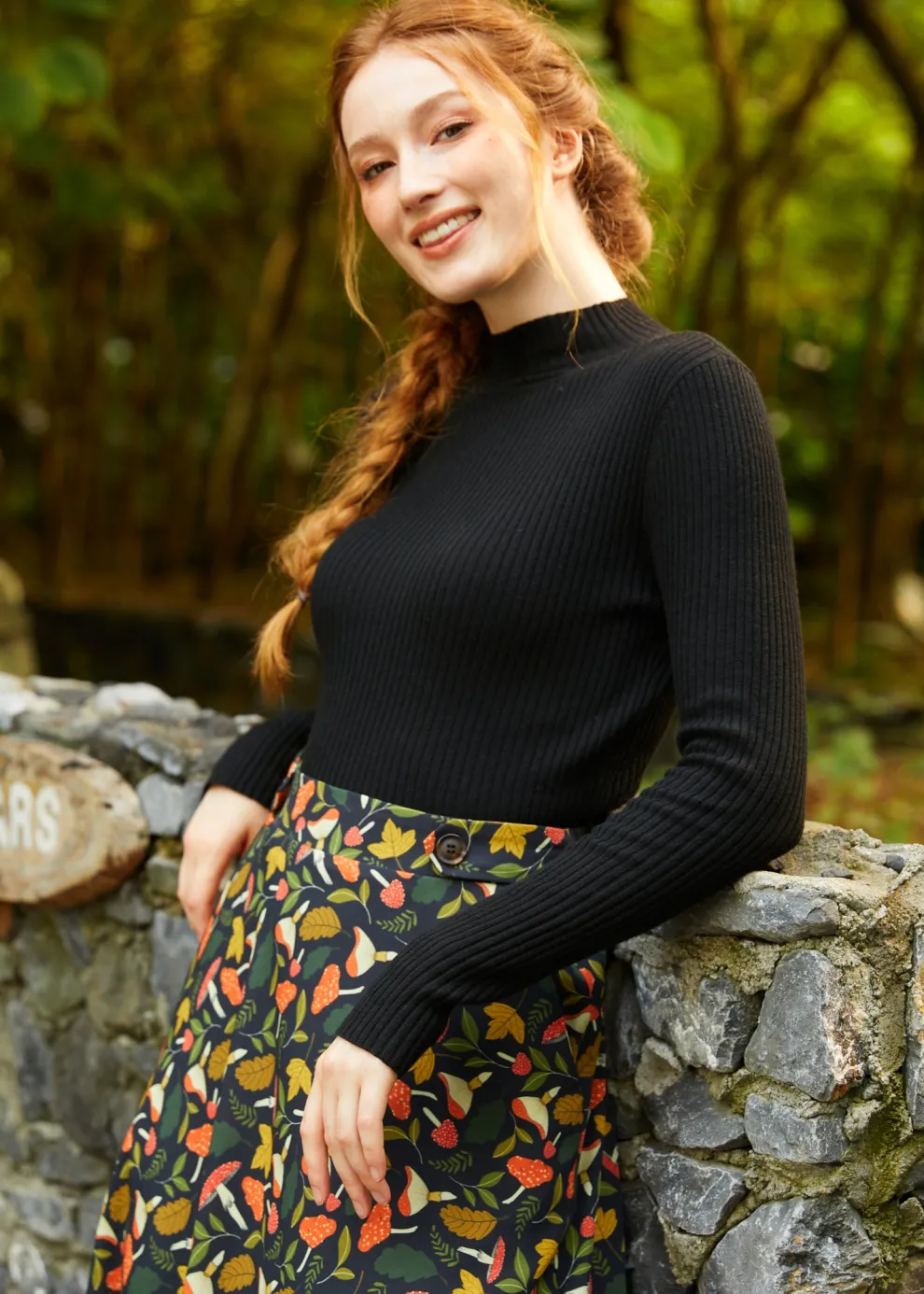 Downtown Dreamer Ribbed Turtleneck