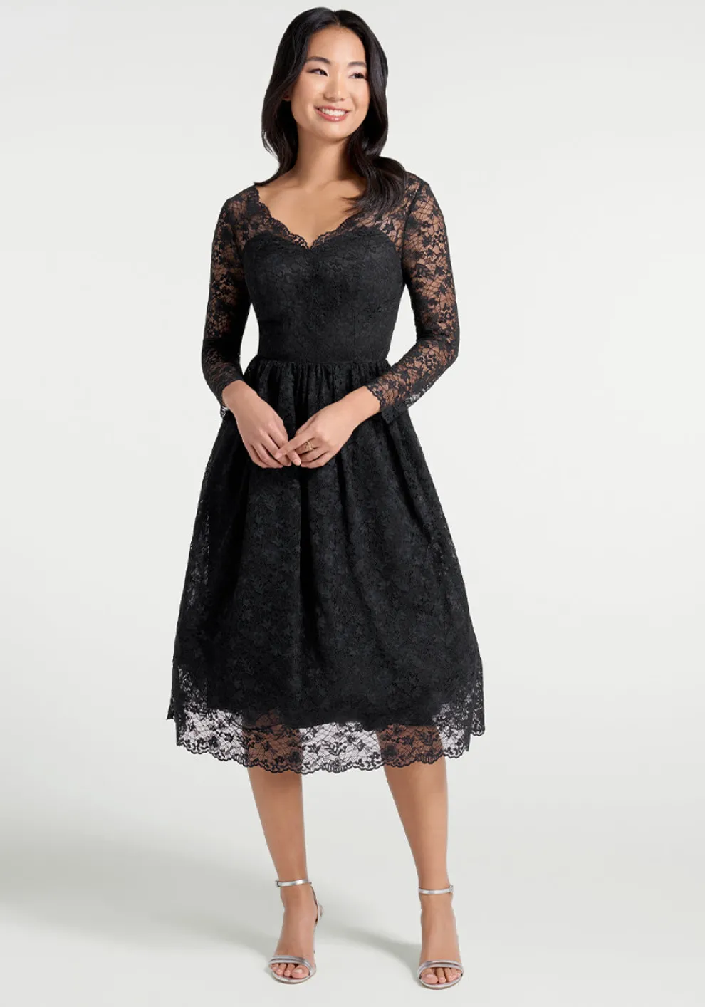 Dramatic Performance Lace Dress