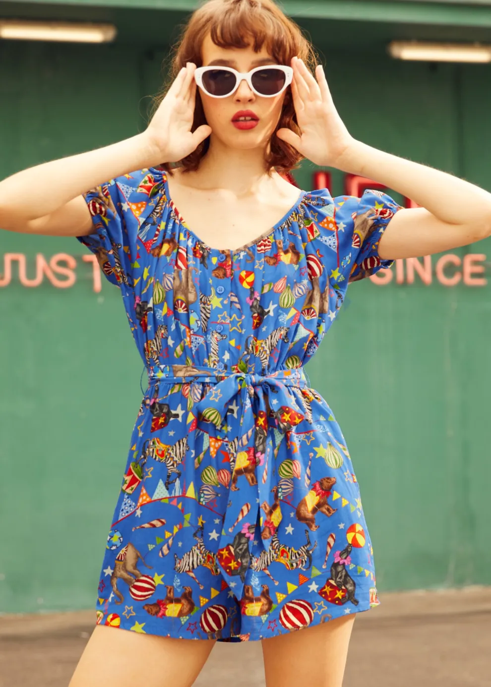 Easy Does It Button-Front Romper