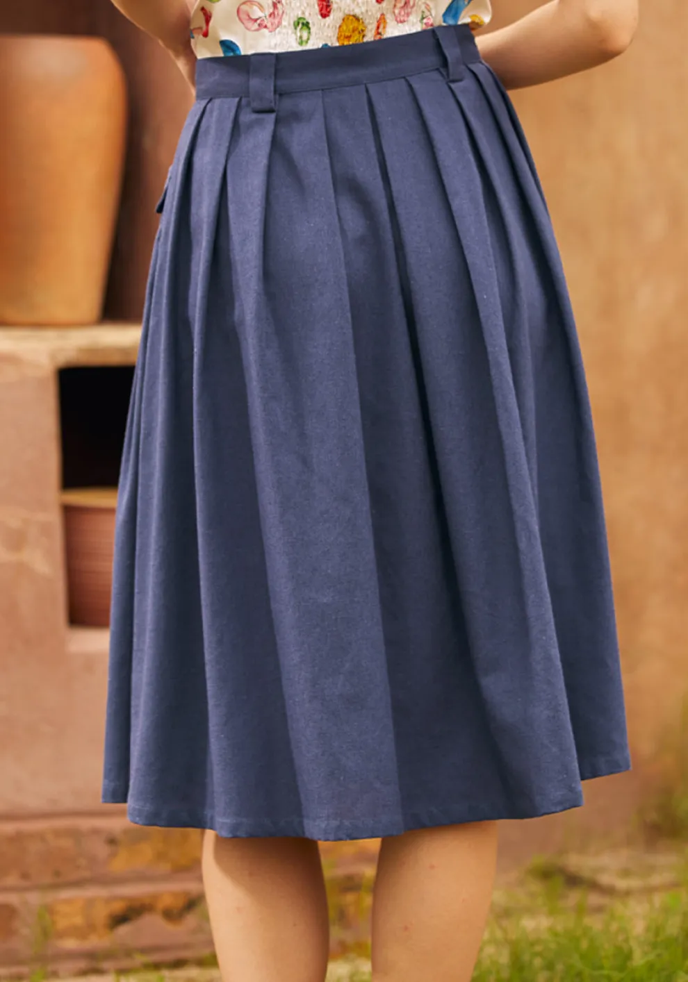 Effortless Feature Midi Skirt