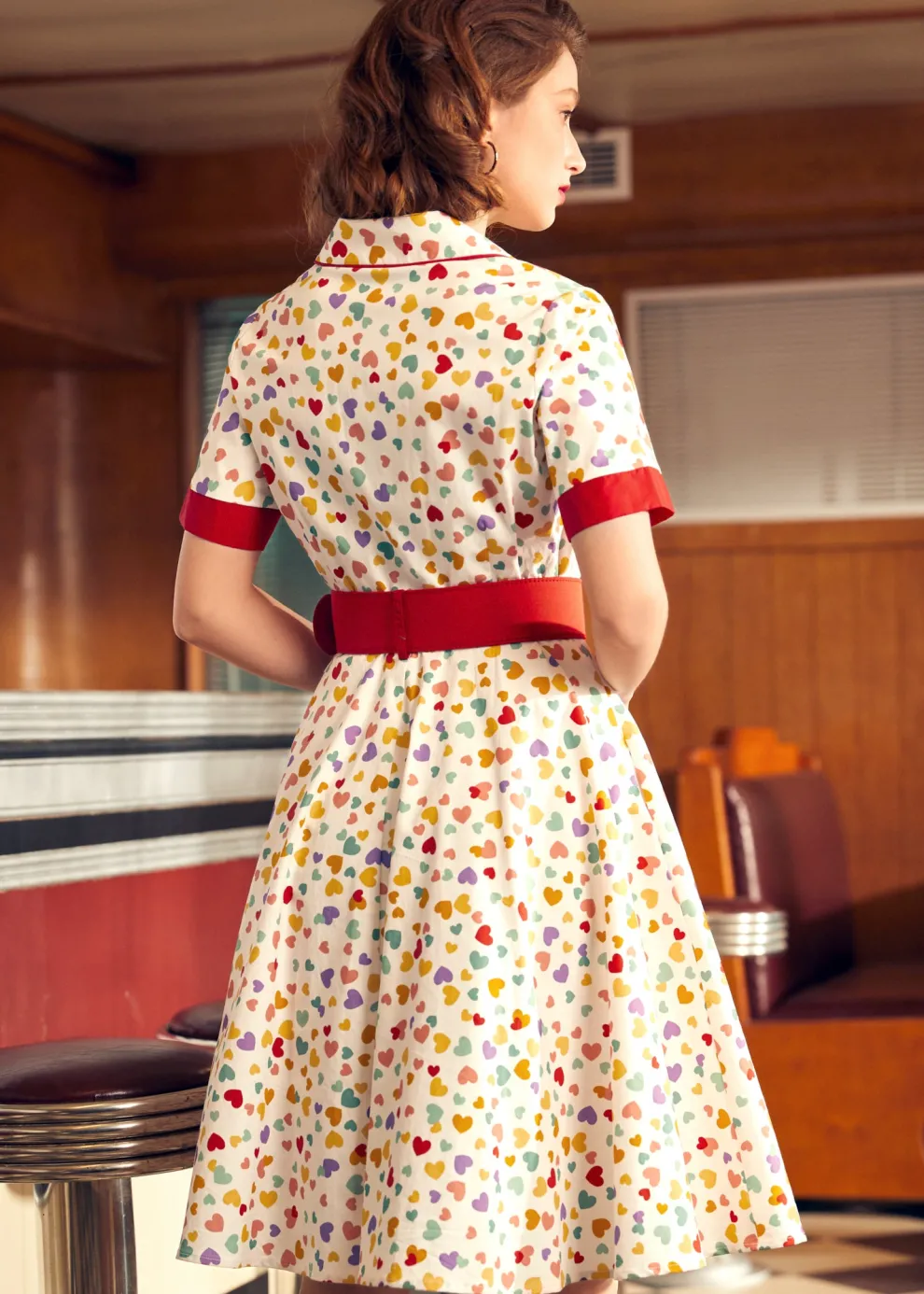 Elegant Epoch Belted Shirtdress