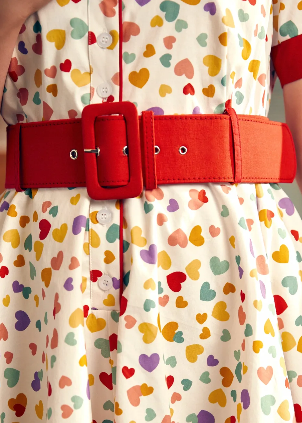 Elegant Epoch Belted Shirtdress