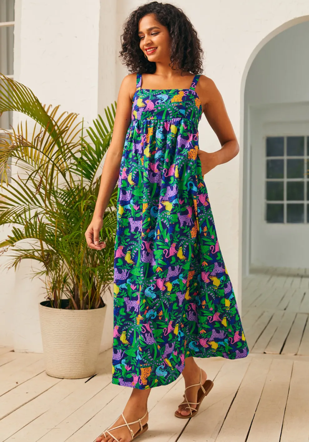 Enchanted Forest Maxi Dress