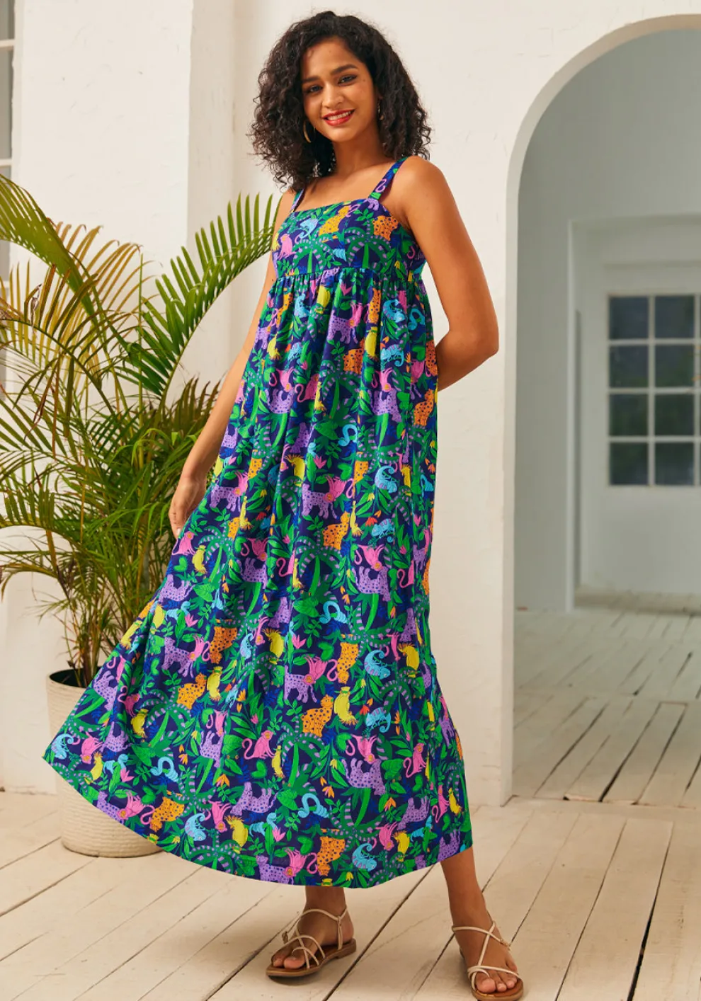 Enchanted Forest Maxi Dress